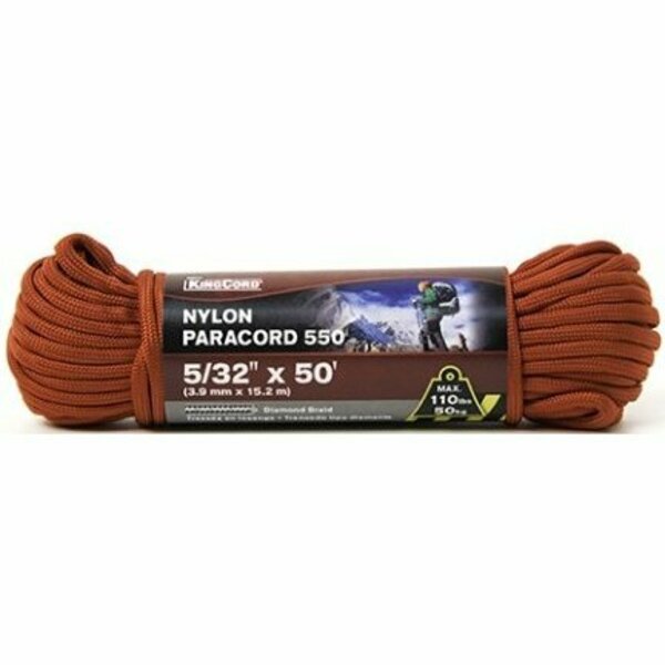 Mibro Group PARACORD NYLO 550 5/32 IN X 50 FT RED 448671